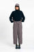 Suite13Lab Avis Pants Check Black Damen Cordhose schwaz weiß kariert