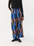Suite 13 Makah Pants Move Print Viscose Damen Wide Leg Hose blau multi