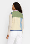 Selfhood Quilted Block Weste Damen helllila