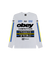 Obey Competition Longsleeve White Herren Langarmshirt weiß