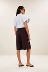 By-Bar Dark Wine Finn Bermuda Shorts Damen dunkelrot