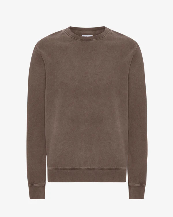 Colorful standard Classic Organic Crew Sweatshirt Faded Mud Unisex braun
