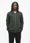 Cleptomanicx Notch Cruise Trainer Thyme Zipjacke Herren dunkelgrün