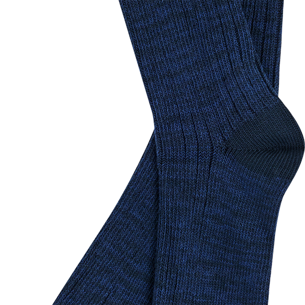 Bask in the Sun Txalupa Sock Indigo Unisex Bio Baumwolle blau