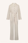 By-Bar Esra Popline Suit Almond Damen Jumpsuit creme