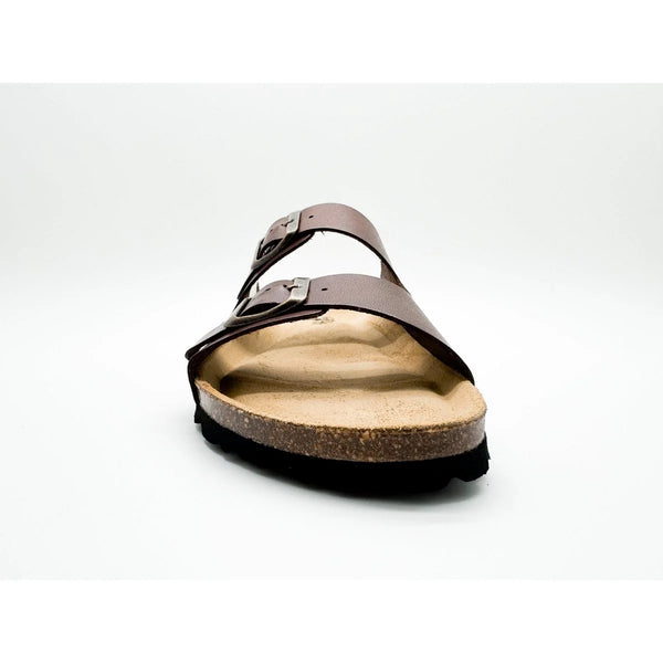 Thies Eco Leder Riemen Sandalen Dark Brown