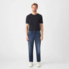 Dawn RISE Relaxed Tapered Vintage Dark Blue Minimal Stretch Jeans Hose Herren Dunkelblau