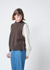 Klitmøller Nala Knit Vest Taupe Damen Pullunder Merino beige braun