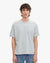 Colorful Standard Oversized Organic T-Shirt Herren Faded Grey am Model – Vorderansicht