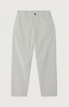 American Vintage Lyvow Hose Soft Cotton Oversized Mirage Herren Hellgrau