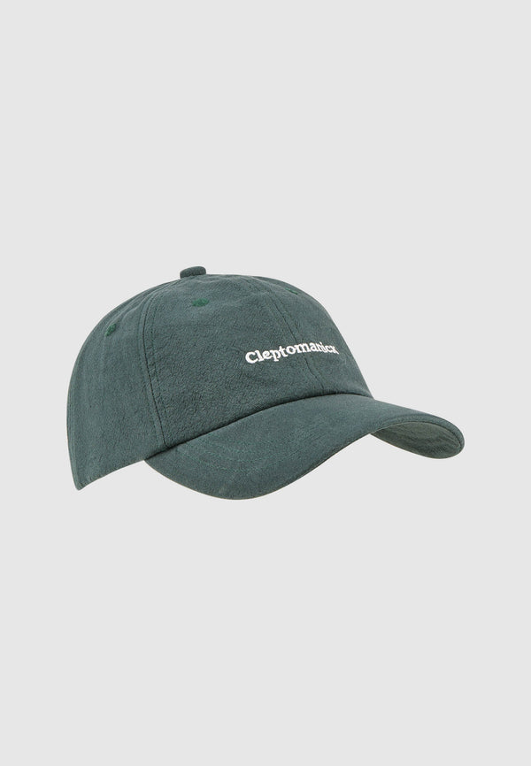 Cleptomanicx Magical Forest Steezy Linen One Size Cap gewaschenes grün
