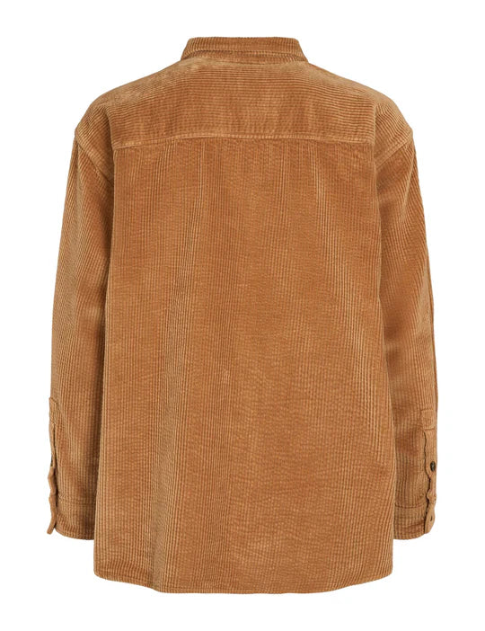 Esmé ESMaxia Boxy Shirt Hemd Damen currybraun