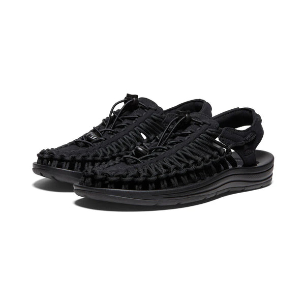 KEEN UNEEK Black Trekkingsandale unisex schwarz