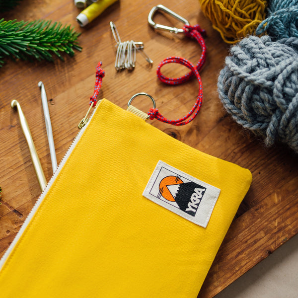 YKRA Pouch Stofftasche gelb
