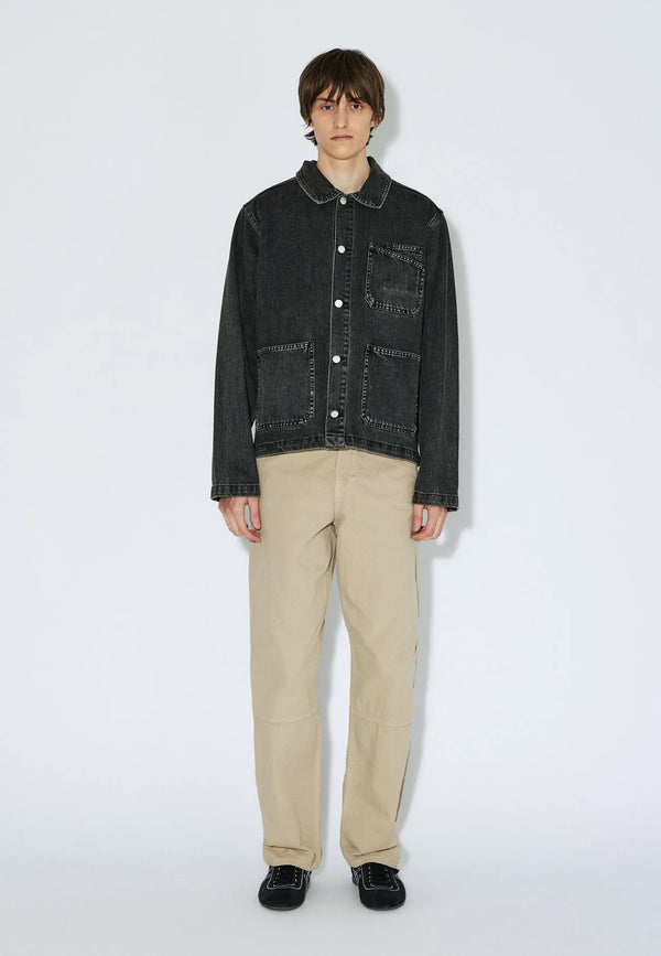 Dr. Denim Evon Worker Jacket Jeans Herren Vintage Black