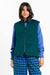 Suite13Lab Meda Vest Deep Green Damen Steppweste Baumwolle grün