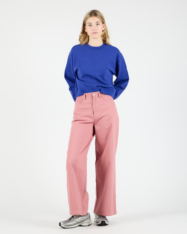 WEMOTO Stef Twill Wide Leg Pants Damen rosa