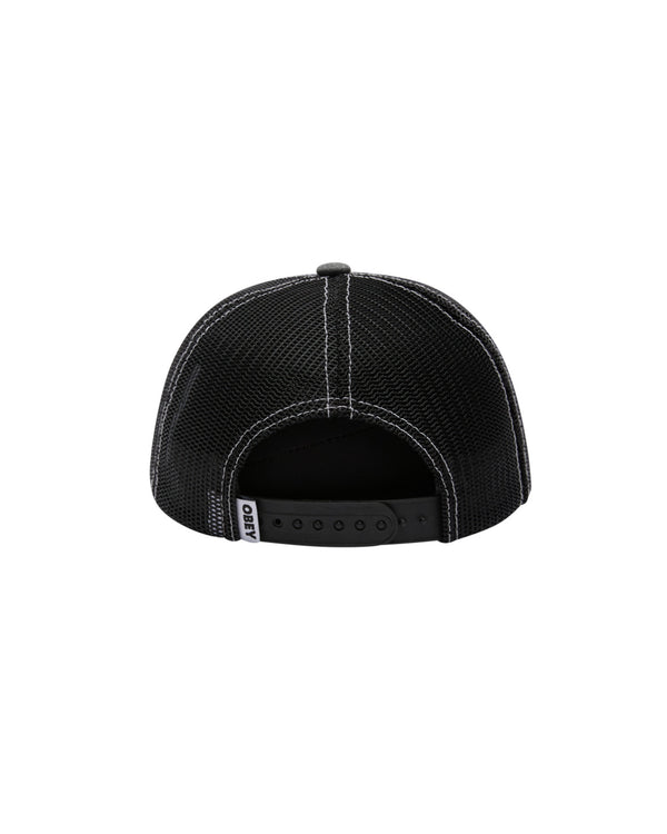 OBEY Bold Canvas Trucker Cap Unisex schwarz