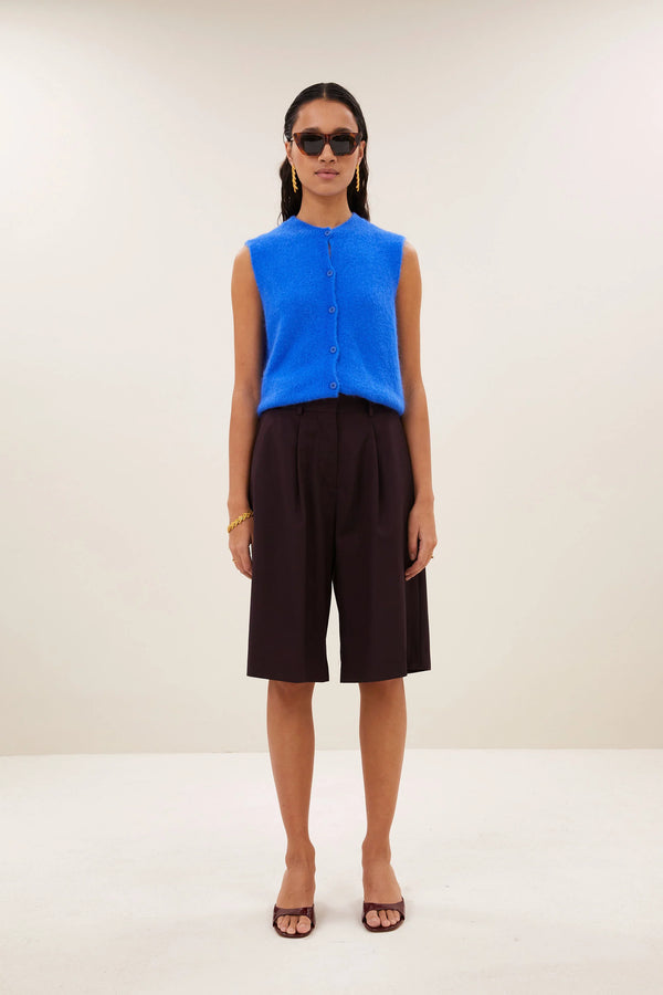 By-Bar Dark Wine Finn Bermuda Shorts Damen dunkelrot