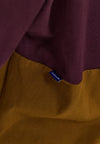 Selfhood Oversized T-Shirt Burgundy Damen Colorblocking burgunder