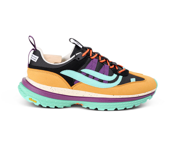 Genesis G-Machu Sneaker Suede Schuhe Mustard-Purple-Black