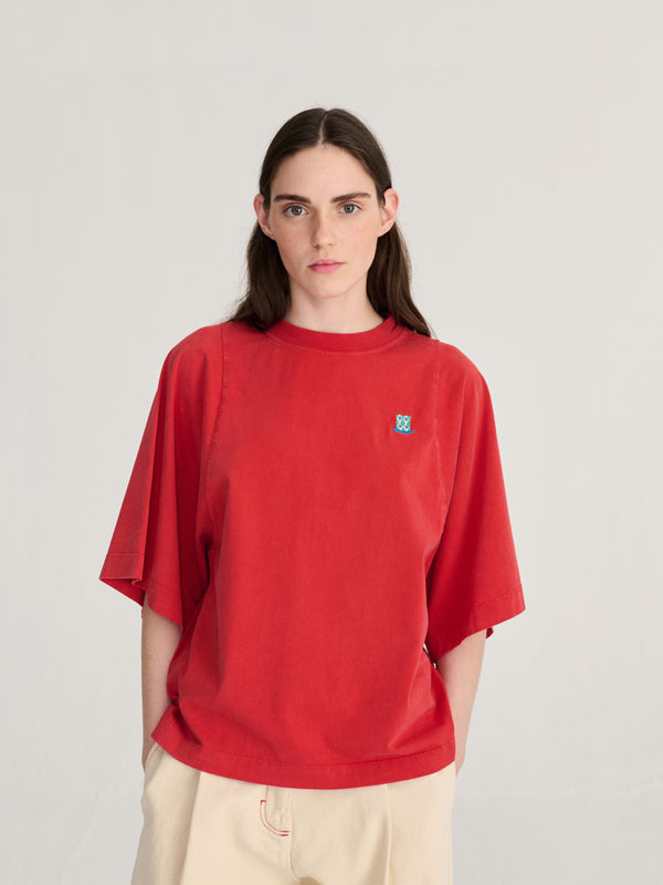 Bobo Choses Monster Mug BC Loose Fit T-Shirt Damen rot