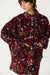 SKFK Badia Shirt Damen Oversized Cord Bluse rot braun