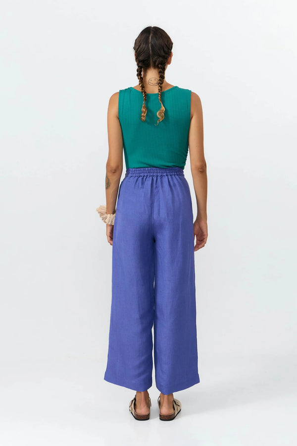Suite 13 Mid Blue Hatta Pants Hose Damen blau