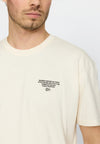 Revolution Offwhite Oldscool Streetview Backprint T-Shirt Herren weiss