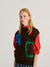 Bobo Choses Plant Seal Jacquard Organic Cotton Vest Damen Pullunder braun