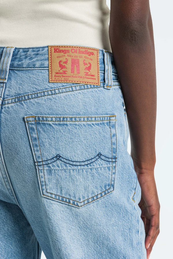 Kings Of Indigo Noah Super Light Used Jeans Unisex Five Pocket blau