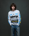 Obey Competition Longsleeve White Herren Langarmshirt weiß