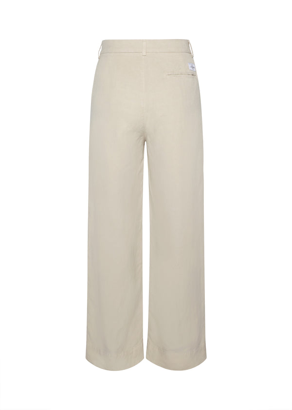 Klitmøller Lydia Lyocell Pants Sand Hose Damen creme