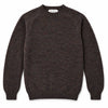 Harley of Scotland Herrenpullover Dunkelbraun bunt meliert Vorderansicht