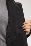 Elvine Fenja Black Damen Wattierter Mantel Wasserabweisend schwarz