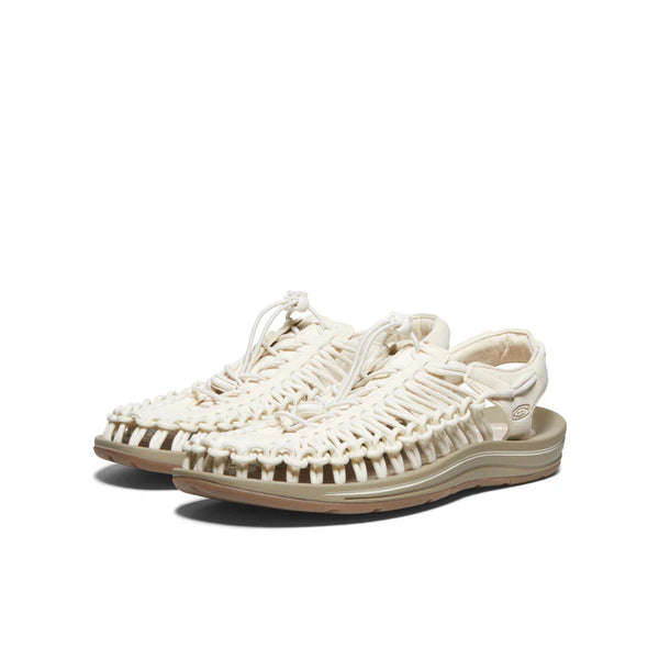 KEEN Uneek Sandale White Cap-Cornstalk Men beige