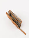 O MY BAG Robbie Wallet Wild Oak Soft Grain Leather Braun Leder