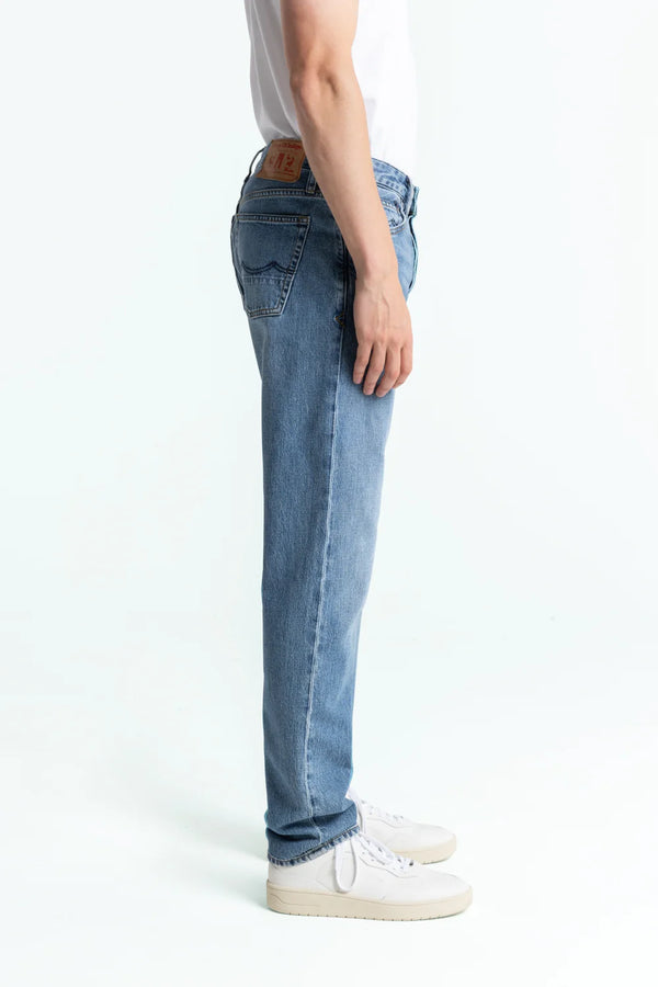 Kings Of Indigo Addo Atria Mid Used Jeans Tapered Leg Herren blau