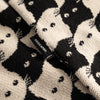 Dedicated RossbergaRossberga Pepita Cats Oat White Schal schwarz weiß