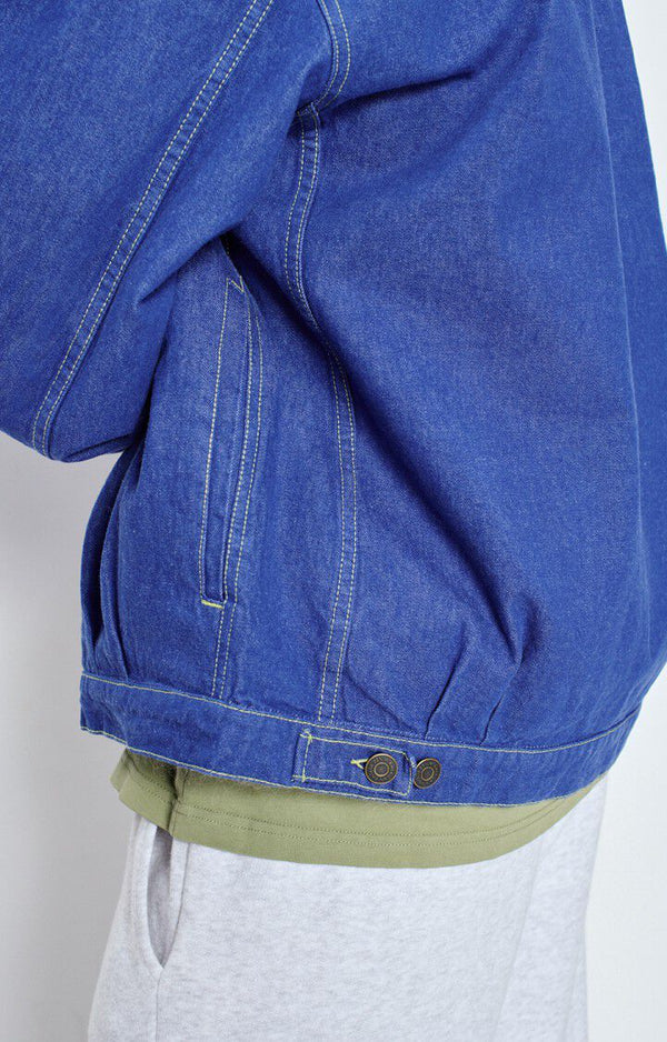 American Vintage Indigo Grezbay Jacke Herren blau