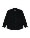 Obey Charlie Denim Woven Faded Black Herren Overshirt schwarz