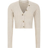 Esmé Rim Knit Cardigan Damen Stickjacke beige creme