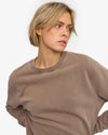Colorful Standard Women Classic Organic Crew Faded Khaki