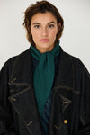 SKFK Bera Scarf Green Unisex GOTS Baumwolle grün