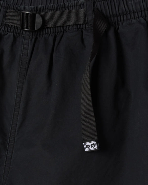 Obey Black Faded Wash Easy Trail Short Herren schwarz