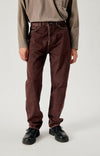 American Vintage Oshow Ballon Stone Raisin Jeans Herren dunkelrot