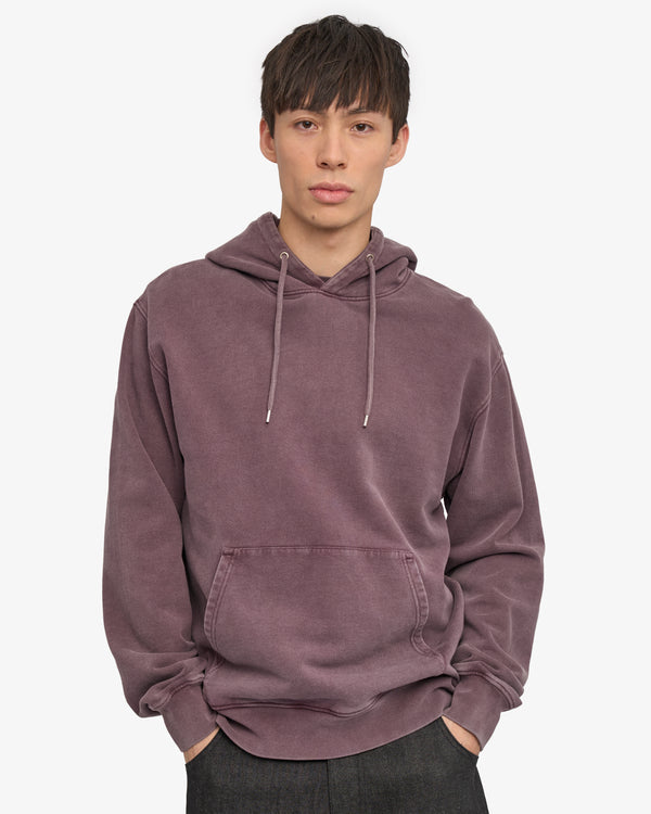 Colorful Standard Classic Organic Hood Kapuzenpullover Faded Grape Unisex braun