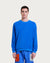 Homecore Aquae Cobalt Blue Frottee Sweatshirt Herren Blau