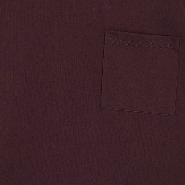 Bask in the Sun Bixintxo Tee Wine Herren Pullover Bio Baumwolle rot