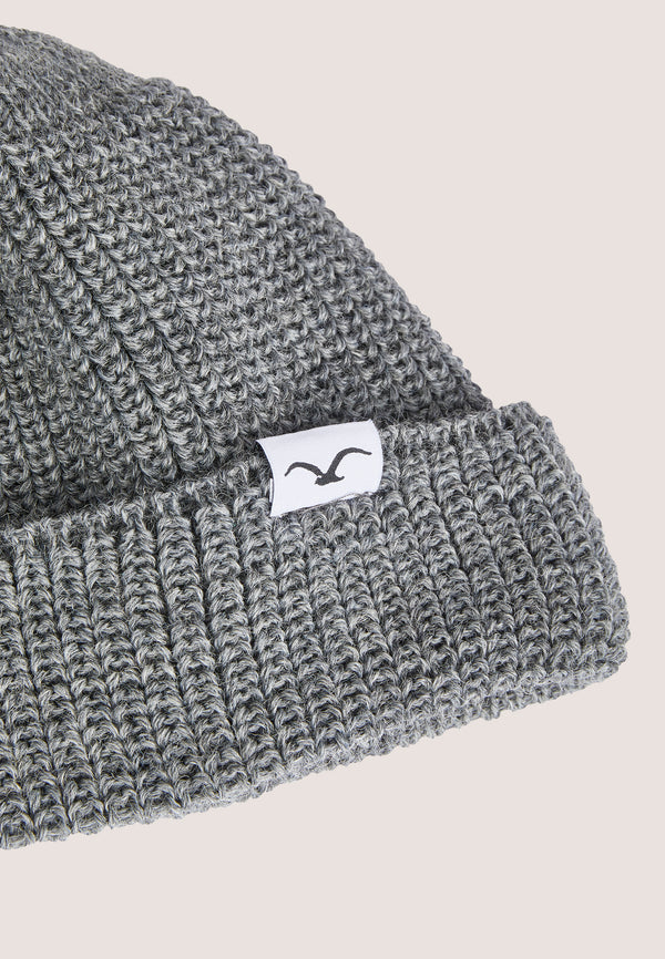 Cleptomanicx WALO Beanie Heather Grey Grau